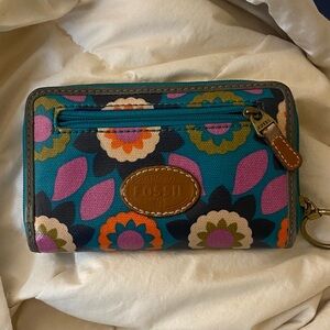 Fossil Women's Floral Wallet